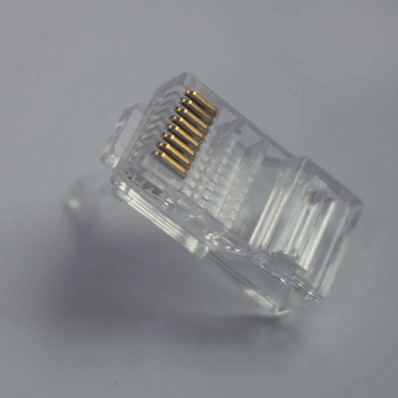 100pcs/Unit Ethernet Rj45 Connector 8p8c Cat5e Cat6 Keystone Jack Rj45 Module Connector Cat6 Metal Rj45 Waterproof Connector