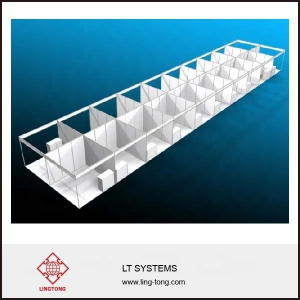 
Aluminium Shell Scheme Booth with 4.3mm groove System 