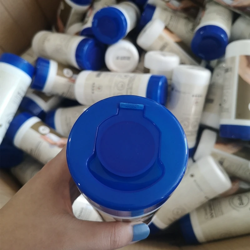 Customize white 100/200/300/400/500 tablets Non-woven wet wipes canister roll