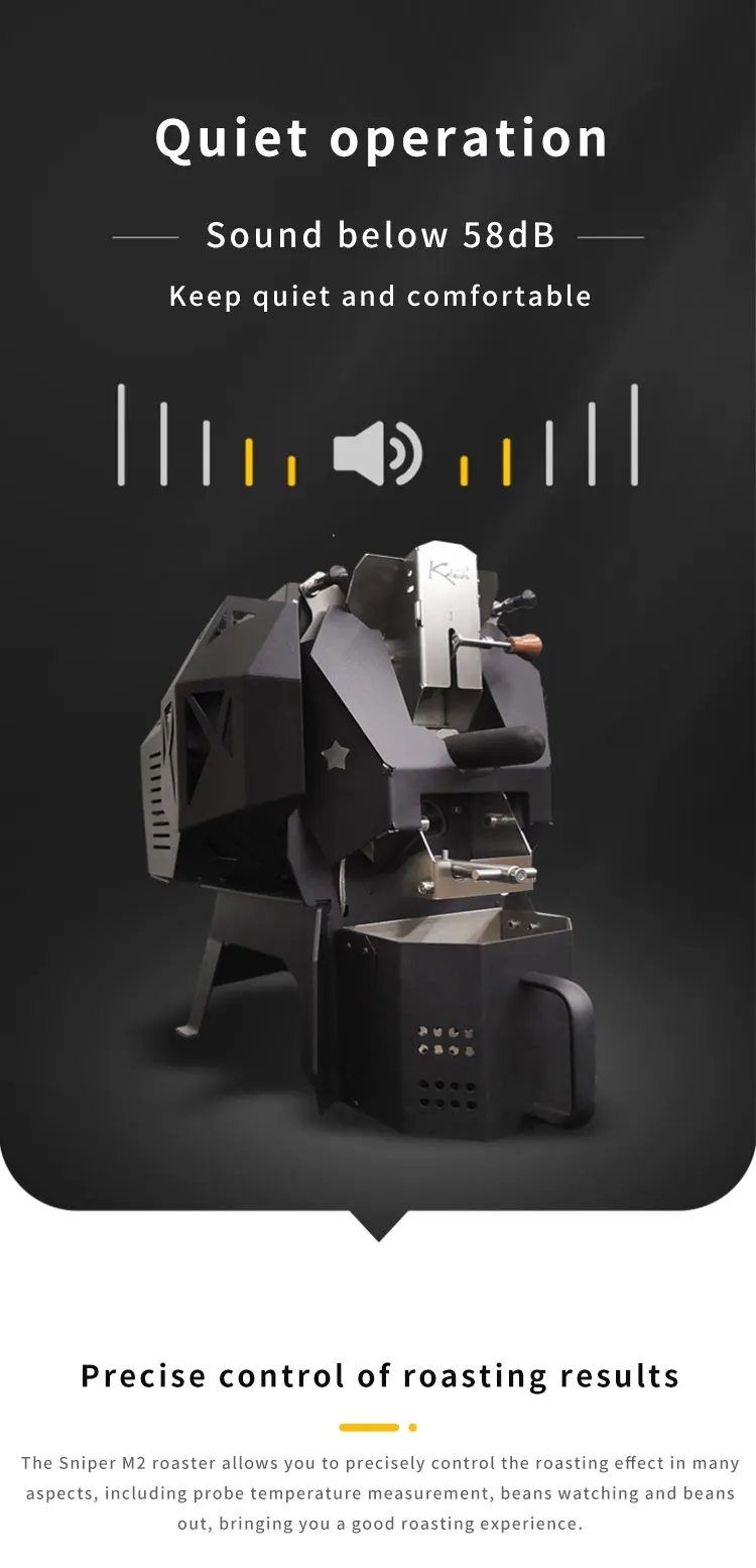 Sniper m2 pro santoker r15 pro manual coffee roaster  2kgbatc PK behmor roaster