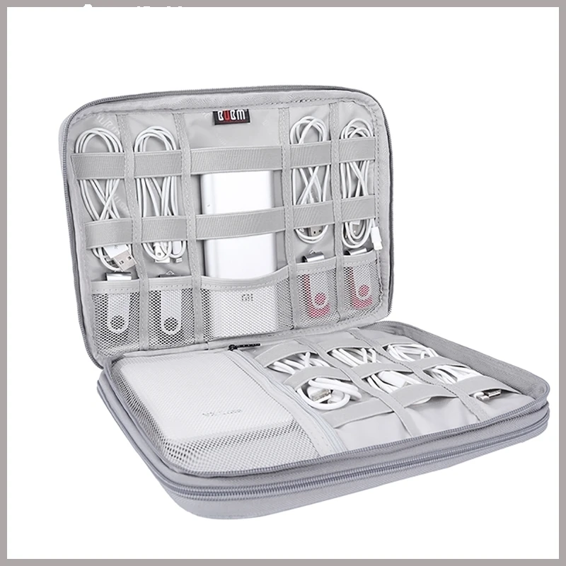 BUBM brand Portable Hard Disk Digital Electronic Gadget Organizer Cable Storage Bag