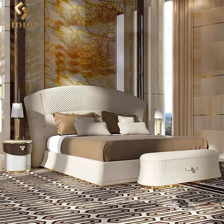 Italian hotel furniture 5 star bedroom sets modern bedroom furniture set dressers 6 drawers bedroom furniture king queen size do