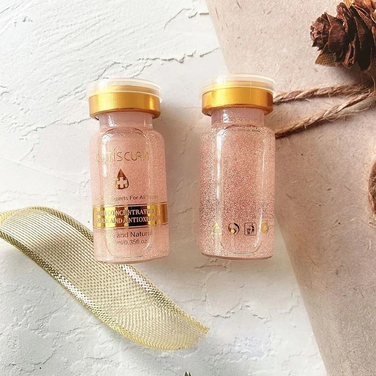 Private label мезо отбеливание немедленно осветление омоложения кожи розы Сыворотка для лица