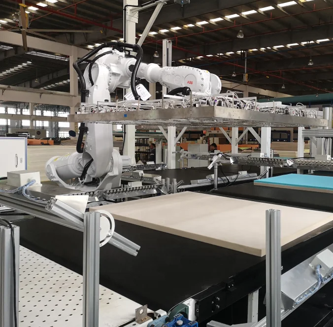 sponge mattress robot production line sponge mattress machine