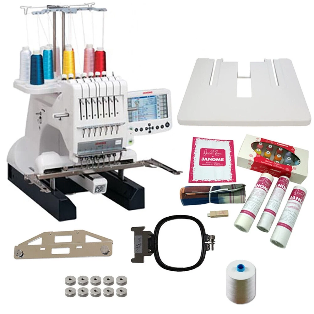 Janome MB-7 M B 7 игла вышивальная машина плюс роскошный бонусный комплект