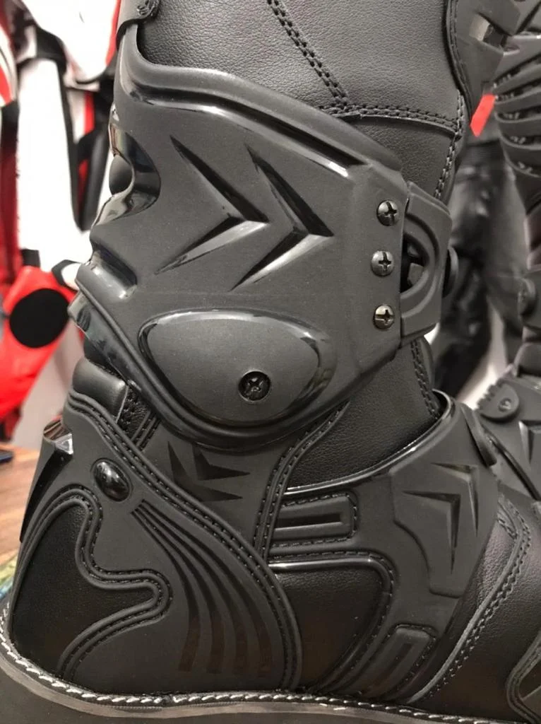 Кожаные байкерские ботинки для мотокросса, Спортивная одежда на заказ, мотоциклетные ботинки