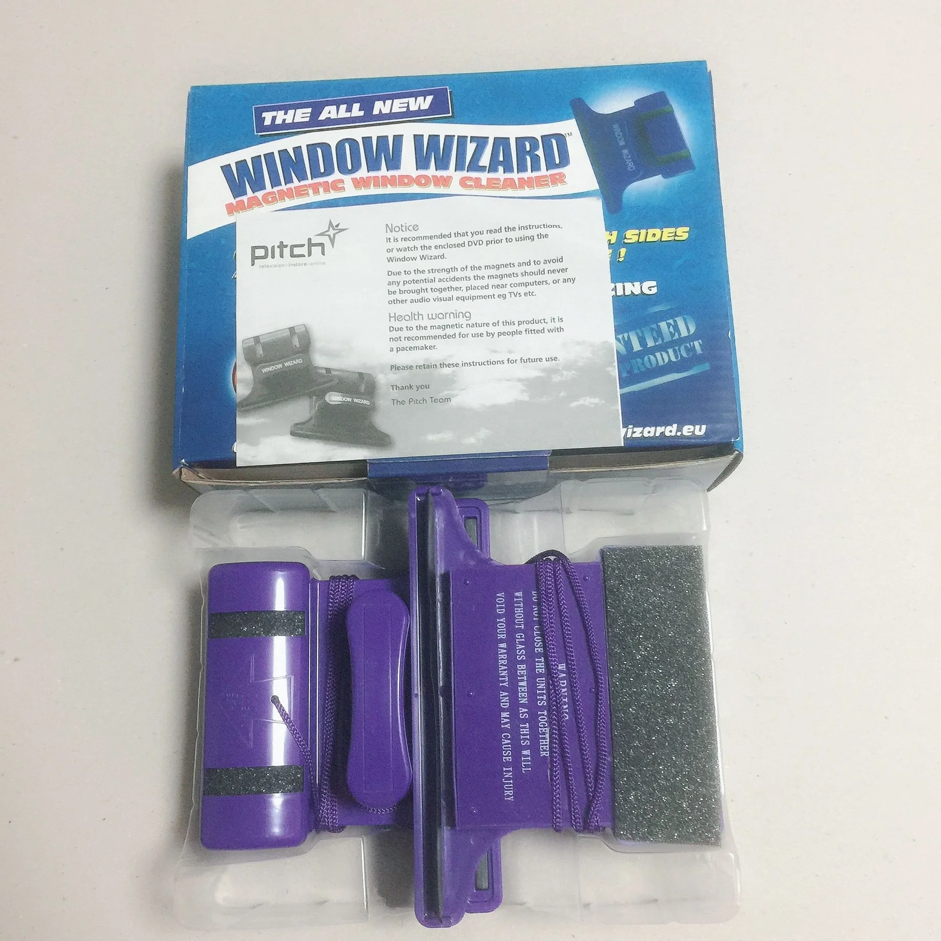 TOPFENG Magnetic Window Cleaner Double Sided Glass Window Cleaner Tools Sliding Window Cleaner