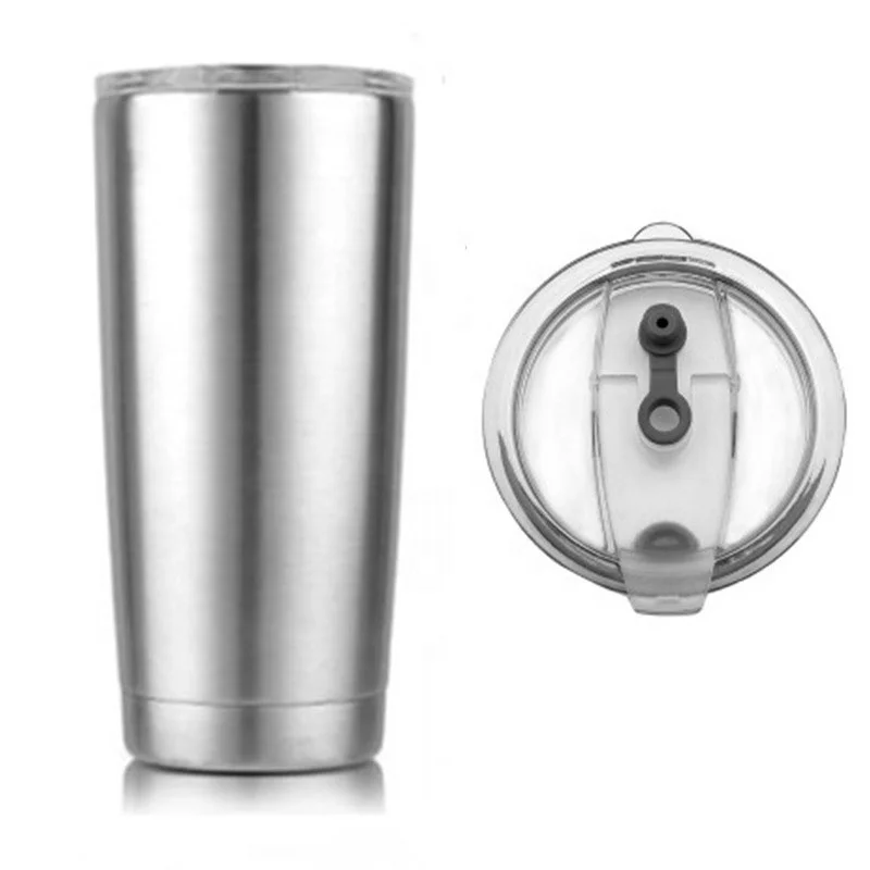 20 oz порошковое покрытие стакан по индивидуальному заказу с двойными стенками из нержавеющей стали крышкой держать горячей и холодной воды