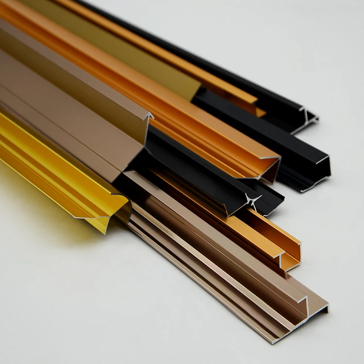 Easy Installation Aluminum Flexible Balcony Edge Molding Metal Trim