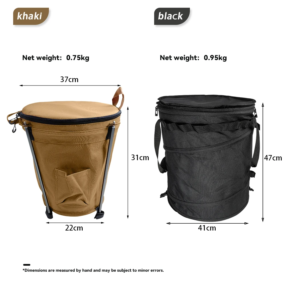 Cheap Well Sell Outdoor Light weight Trash Can Storage bucket for Camping
