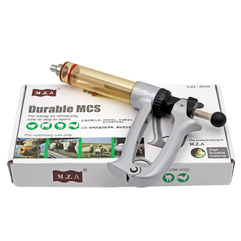 50ml Animal Vaccine Syringes Veterinary Instrument Reusable Automatic Animal Continuous Injection Syringe