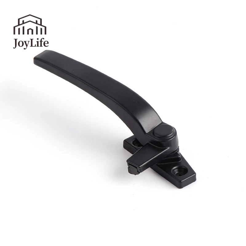 Hot Sale Aluminum Hardware Opening Window Handle Lock Black Swing Window Handle Aluminum Window Handle