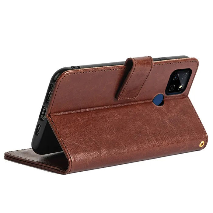Ударопрочный чехол для UMIDIGI Bison X10 Pro X10G /X10G NFC X10S/X10S GT Crazy Horse кожаный флип-чехол