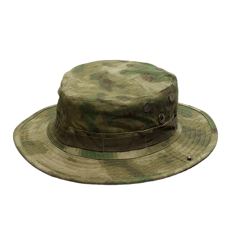 Factory Supply Easy to Store Rainproof 3D Embroidered Printed Outdoor Sunshade Sun-Proof Fisherman Hat