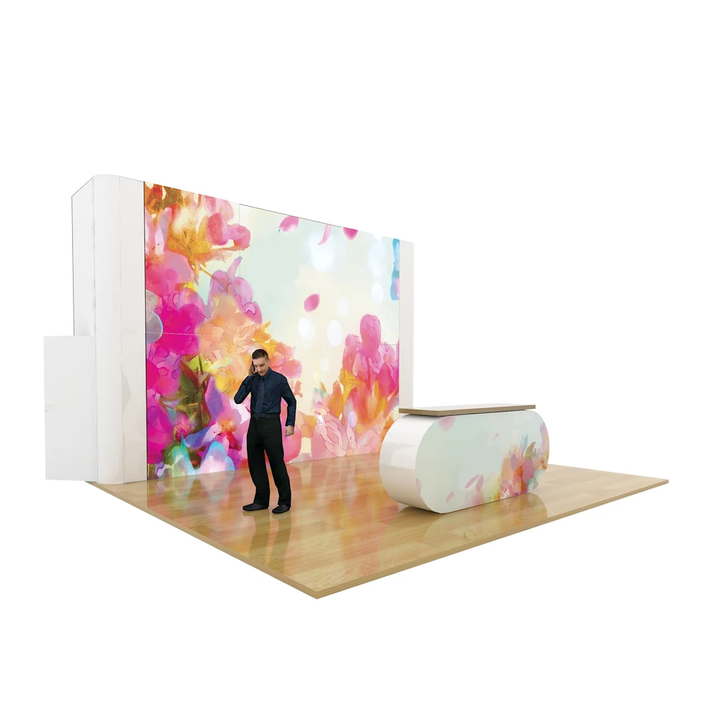 Стенд Подставка алюминиевая 10X10 мини-дизайн легко собирающийся студийный фото рекламных дисплеев Портативный Рекламы модульные стеновые Панели выставки