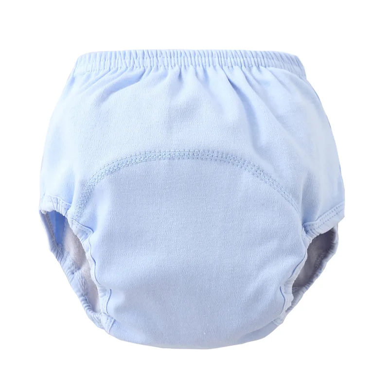 New Pattern Washable Baby Cloth Diaper Solid Color Crawling Pants Baby Training Pants