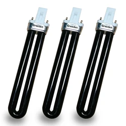 9 Watt UV-A replacement bulb for black flag light bulb T4 black light bulb with G23 2G7 4pins base 8000hours