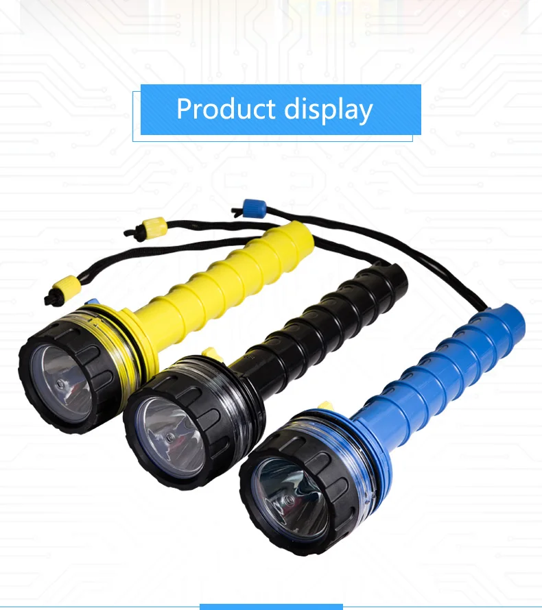 Whosale led diving flashlight scuba equipment for scuba
