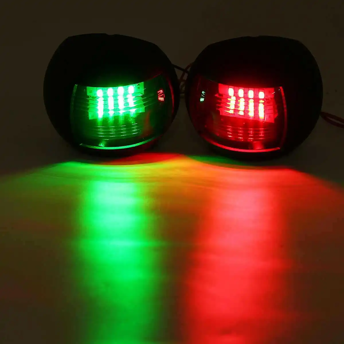 LED Navigation Lights Marine Boat Yacht Signal Lamp Pontoon Port Starboard Marine Side Light KD023