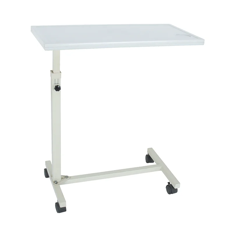 Оптовая Продажа с фабрики дешевый регулируемый по высоте переносной обеденный стол в форме больницы газовый пружинный Портативный Обеденный Стол
