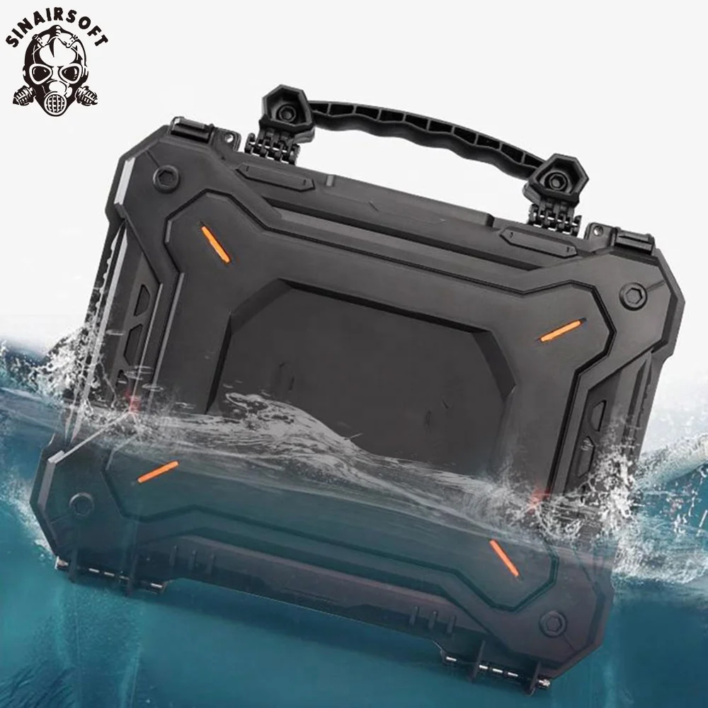 12 6 дюймов ABS ударопрочный водонепроницаемый тактический ящик для хранения инструментов Органайзер защита эва губка