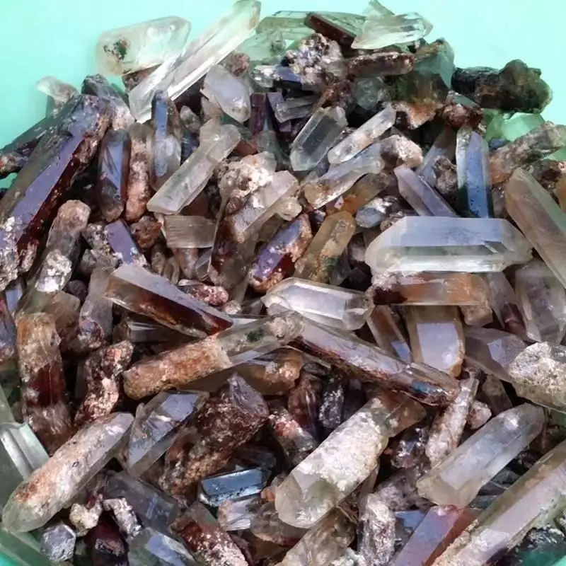 Wholesale Natural garden quartz raw stone ghost crystal rough crystal  mineral specimen for decoration