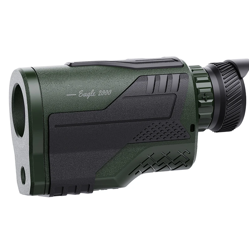 8X magnification laser rangefinder with softer rubber body sweat resistant range finder for golf sport rangefinder