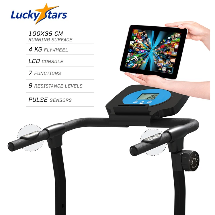 Home Foldable Mechanical Treadmill Machine Mini Fitness Manual Treadmill for Walking