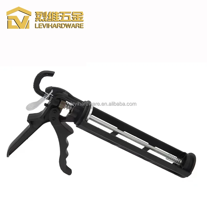 wholesale aluminum alloy cartridge epoxy gun 10oz manual sealant caulking guns 300ml sausage silicone caulking gun construction