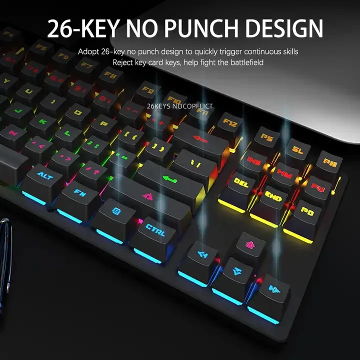 Профессиональная механическая клавиатура K550 с подсветкой USB 2 0 RGB-светодиодом 87 клавиш сертификация CE полная комплектация на