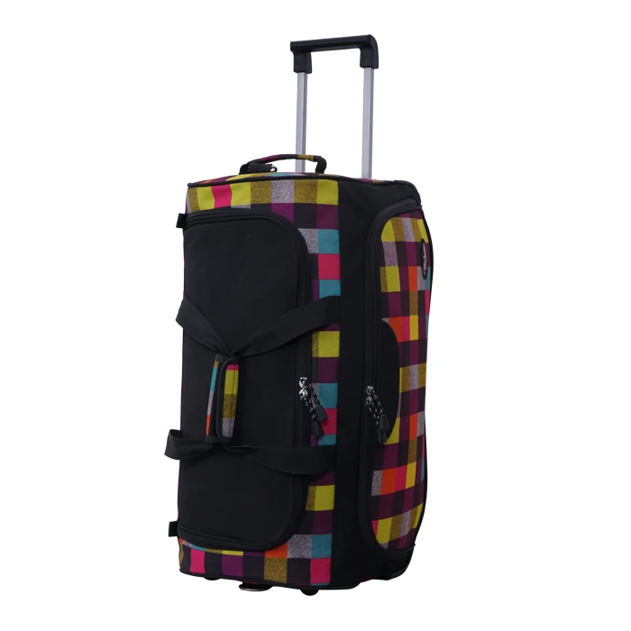 Hot Sell Carry-on Luggage Trolley Bags rolling Duffel bag Trolley Travel Bags wheeled outdoor carry on Luggage