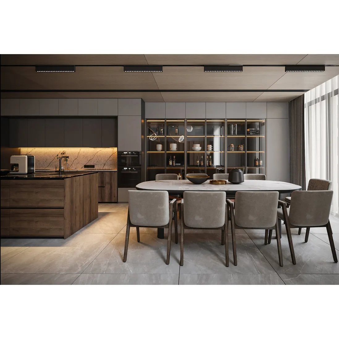 2024 Vermont New Styles Kitchen Cabinets Furniture Solid Wood Kitchen Cabinet For Small Room