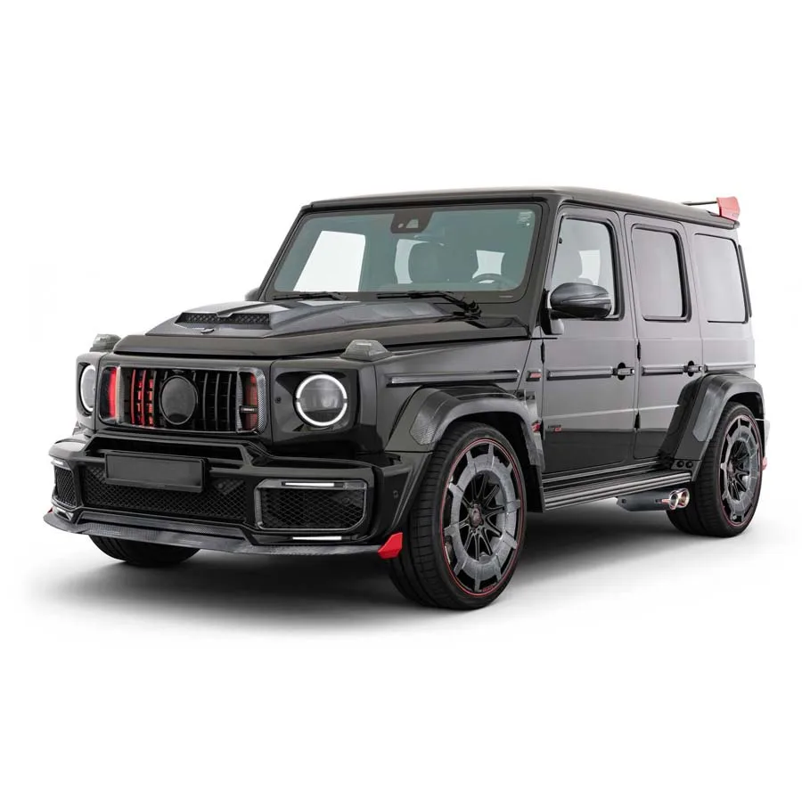 W464 Rocket B900 Body Kit Dry Carbon Fiber Exterior Car Accessories W463A G63 G-Wagon Hood Scoop Spoiler