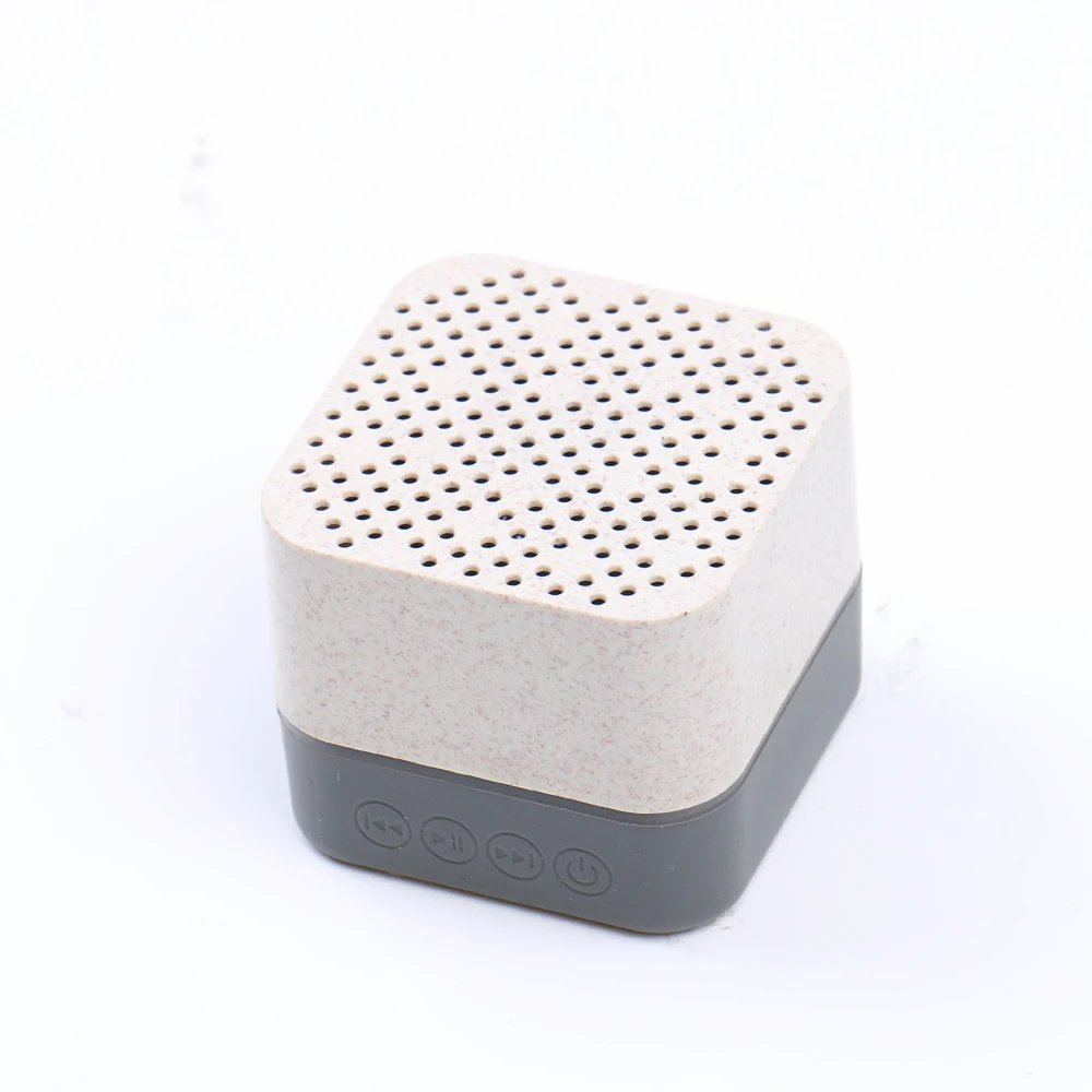 Экологичная соломенная Беспроводная Bluetooth-колонка портативная Водонепроницаемая с цветными огнями