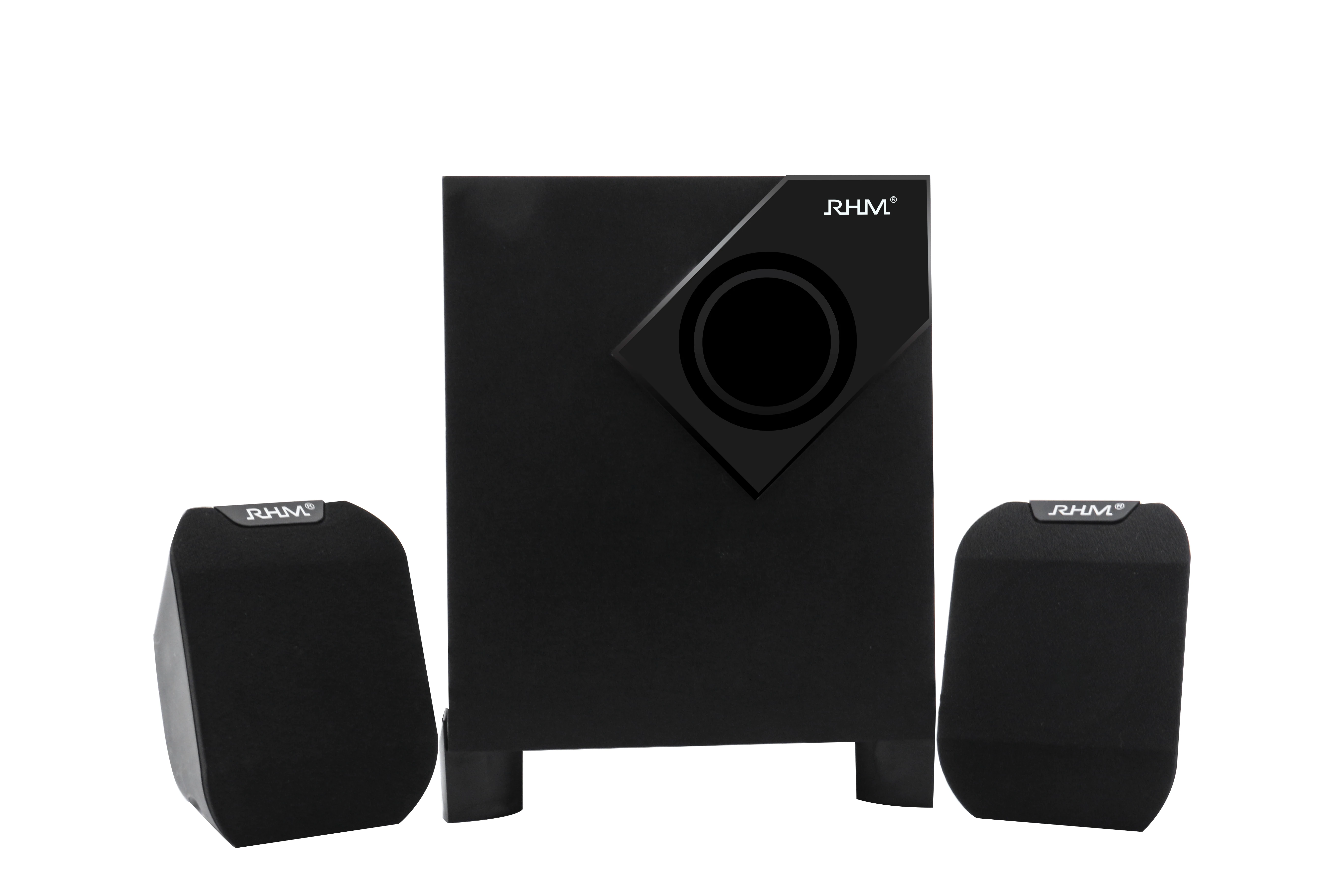 RHM RS-40Ax Mini Portable Home Theatre System 2.1 Speaker With AUX/USB/SD/FM/Remote/BT