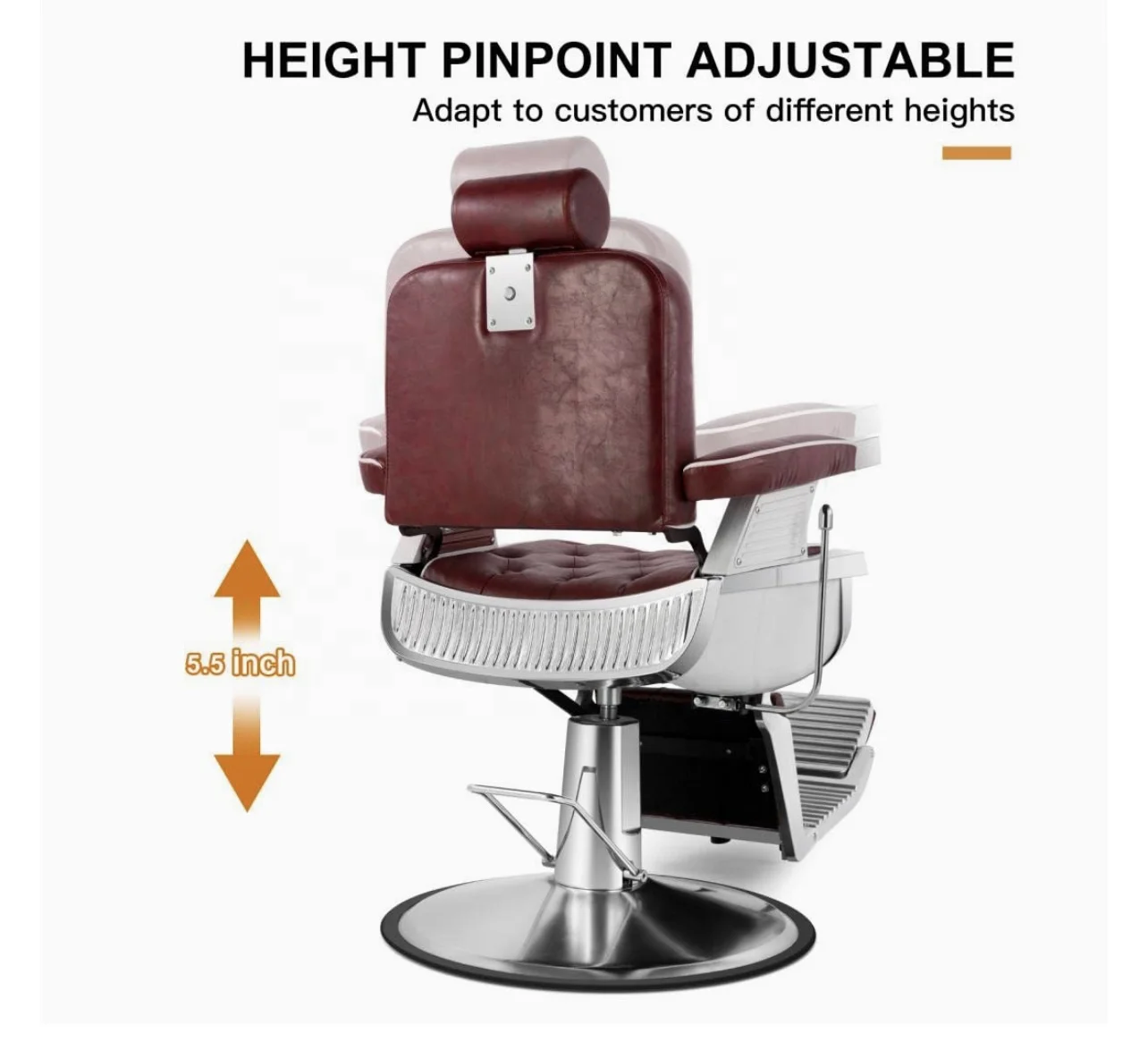 Vintage barber chairs for hair salon Old school barber chair for hair style Factory selling salon chairs with cheap price