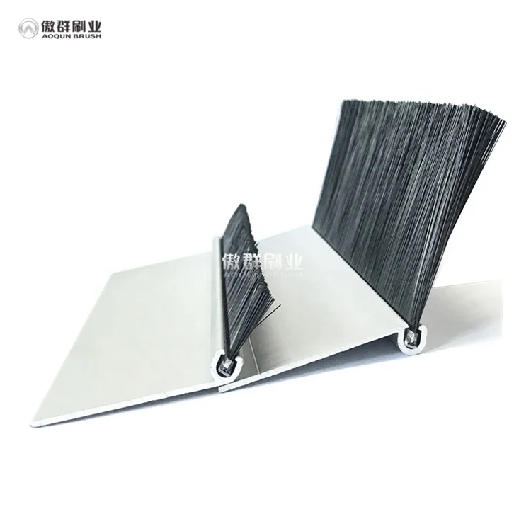 Aluminum Sliding Door Seal Dust Strip Brush For Door Rolled Up