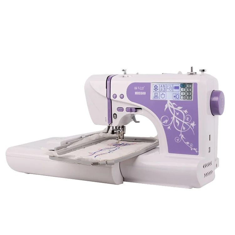  Mysew MRS500 одна осветительная головка компьютер рубашка вышивальная машина mysew для приготовления кофе-da