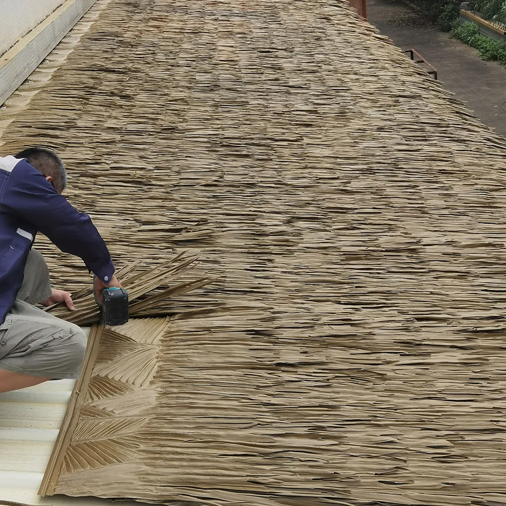 Foundry HDPE bamboo umbrella thatch