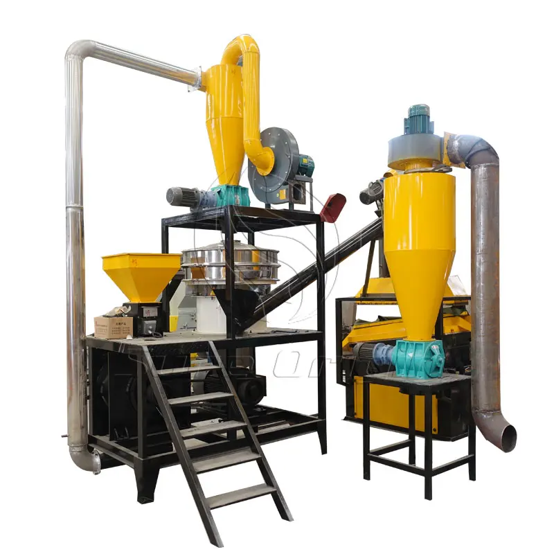 Good sales CNC PVC PP PE plastic grinder pulverizer milling machinery with high quality