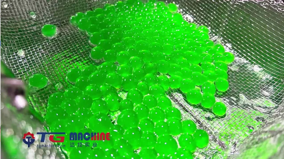 Large Production Capacity Automatic Bursting Juice Ball Maker Popping Boba Making Line For Bubble Tea