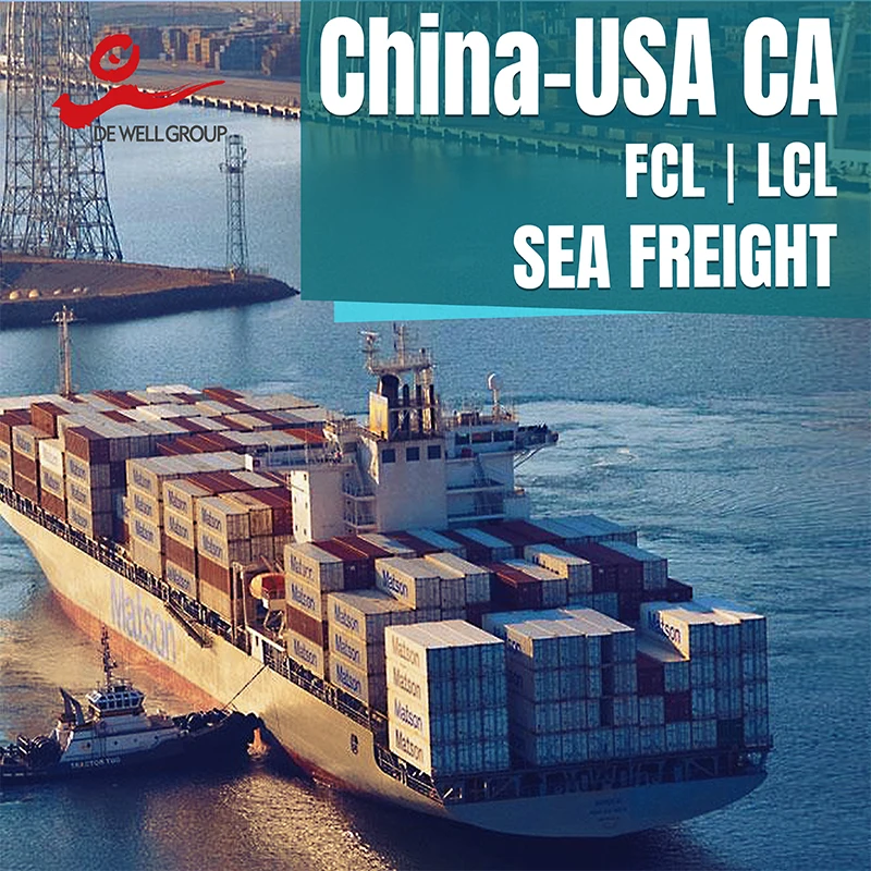 Freight shipping company From China shaoguan meizhou heyuan Shenzhen to USA Fontana Santa Clarita Garden Grove Oceanside CA