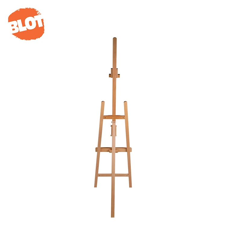 BLOT W01B Customization Classic Design Firm Rear Support Wood Floor Easel Stand Drawing Easels