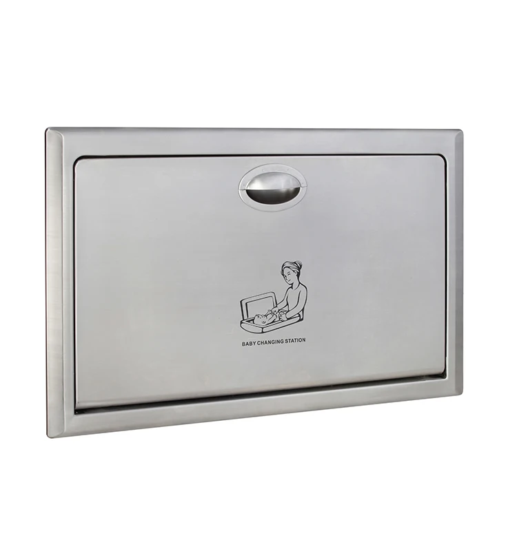 K8002A Durable stainless steel and polyethylene baby changing stations