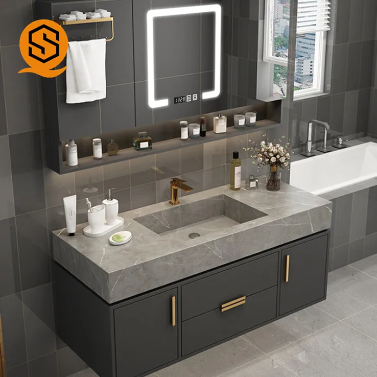 New Hot Sale Artificial Stone Splicing Washbasin Pedestal Freestanding Basin Washbasin