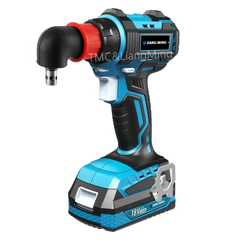 High Perfomance 19+1 torque 18V Li-ion/lithium battery pack Rapid Charging Cordless Brushless HEX Drill with LED Light HD-B0418E