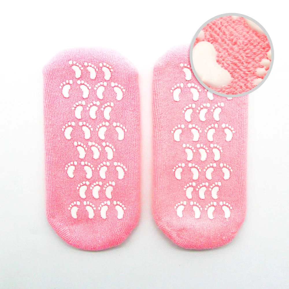 Colorful Heel Gel Socks for Ankle and Heel Moisturizing Callus Remover