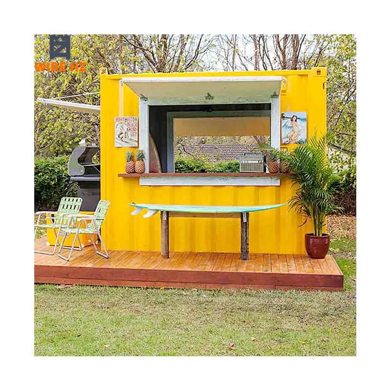 
10 FOOT BBQ-shack Container Kiosk bar Pop-Up-Store 