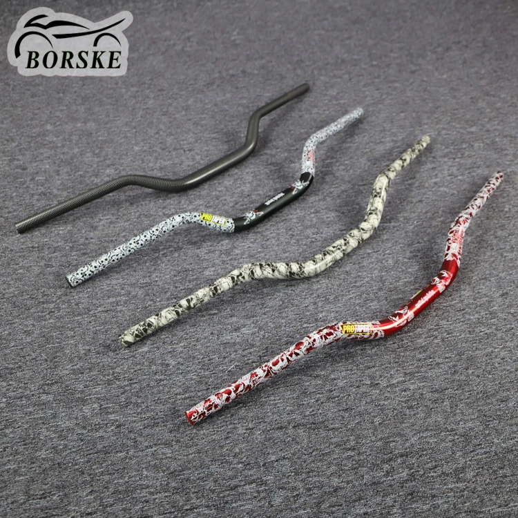 Custom new motocross scooter dirt bike ATV motorcycle parts accessories handlebar aluminum alloy 6061 6063 handlebar