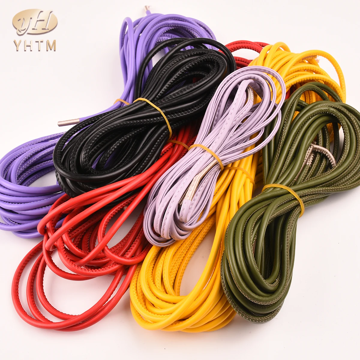 Различные размеры и спецификации из микрофибры искусственная кожа веревка Супер Кабельная сумка материал для обуви одежды